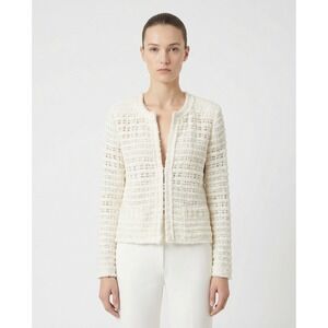 IRO Vintage Cream Textured Open-Front Jacket – Women's EU 34 |‎ US 2